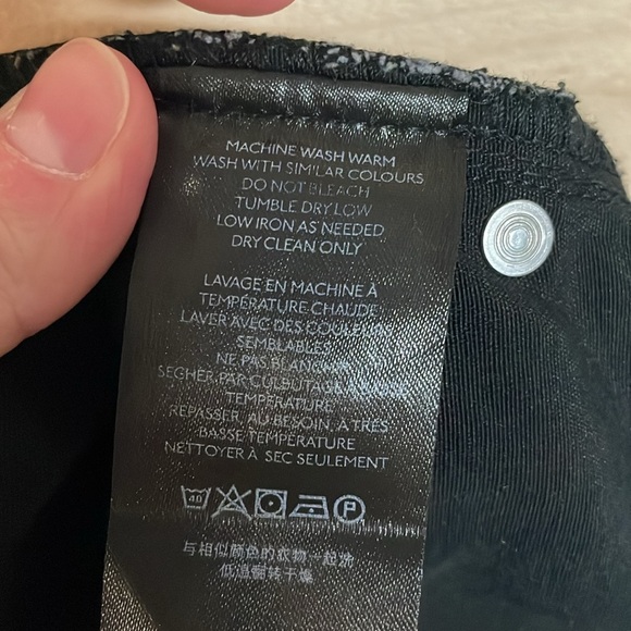 BDG size 30  Summer Cutoff High-rise Distress Fade Black Denim 2.5” Inseam Short - Picture 14 of 16